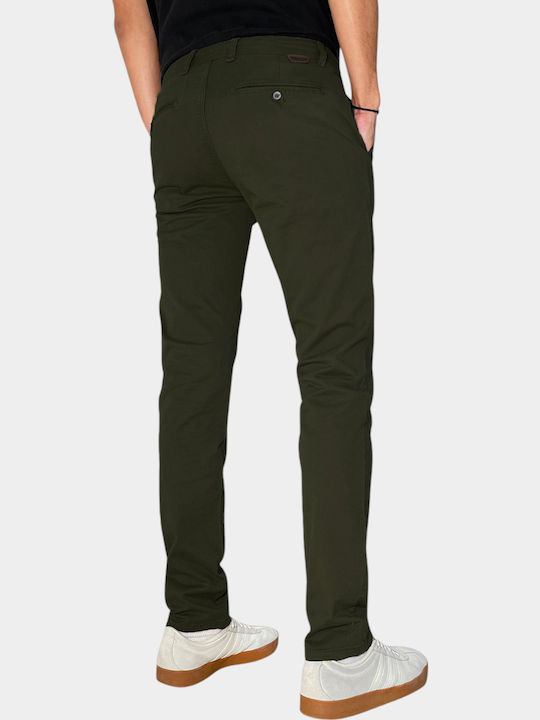 Trousers Chino Elastic Forest Green