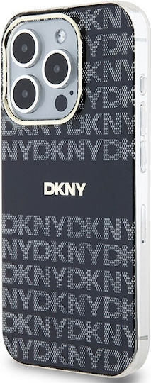 DKNY Iml Mono & Stripe Magsafe Case Umschlag Rückseite Kunststoff Schwarz (iPhone 14 Pro Max)