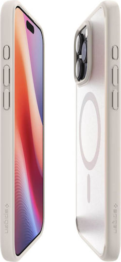 Spigen Ultra Hybrid MagFit Umschlag Rückseite Kunststoff 2mm Frost Natural Titanium (iPhone 17 Pro / iPhone 16 Pro)