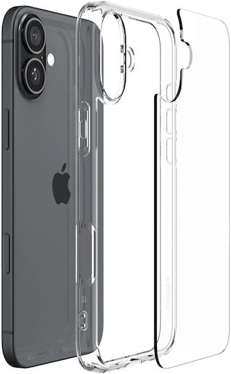 Spigen Ultra Hybrid Back Cover Plastic 2mm Crystal Clear (iPhone 16)