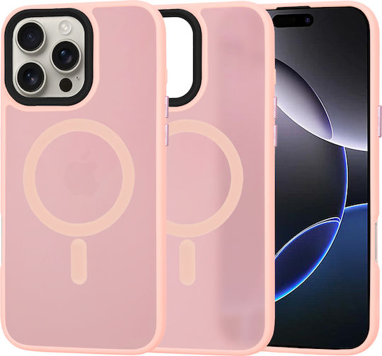 Techsuit Halofrost Back Cover Pink (iPhone 16 Pro Max)