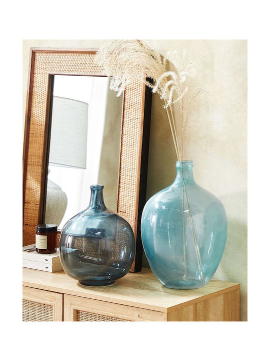 Beliani Vază Decorativă Sticlă Transparent 1buc