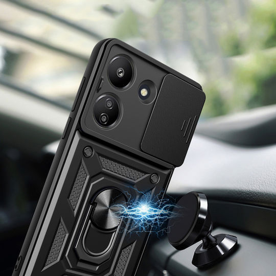 Techsuit Camshield Back Cover Πλαστικό / Σιλικόνης Πράσινο (Xiaomi Redmi 13C 5G - Techsuit CamShield Series - Green)
