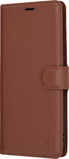 Techsuit Книга Кожа Кафяв (Nothing Phone 2)