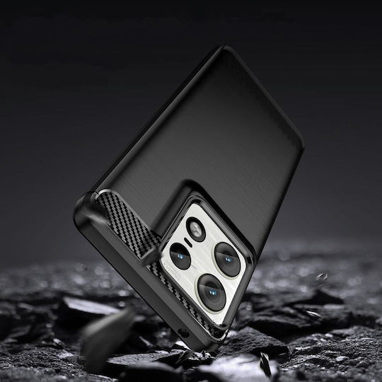 Techsuit Carbon Задна корица Силикон Син (Motorola Edge 50 Ultra - Motorola)