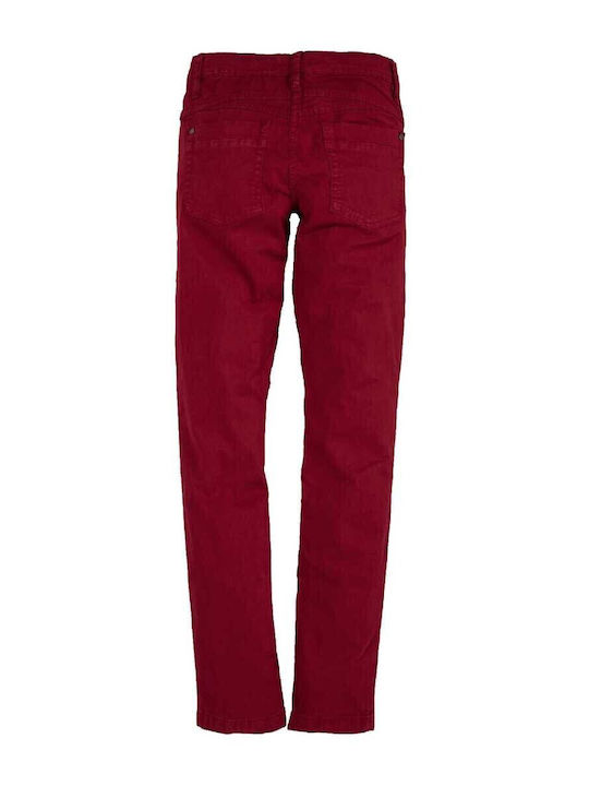 Kids' Pants Dark Red