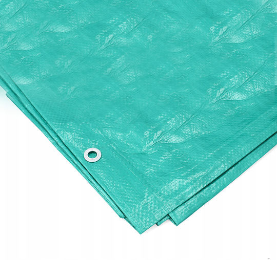 Laminated Waterproof Polyethylene Tarp 3x4m Green