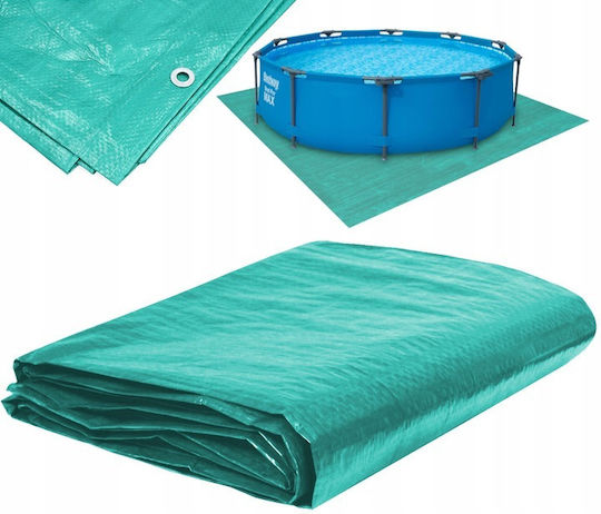 Laminated Waterproof Polyethylene Tarp 3x4m Green
