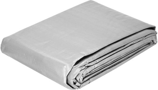 Prelată impermeabilă din polietilenă laminată 210g/m2 3x5m Gri