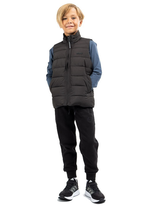 Kids' Casual Jacket Sleeveless Black