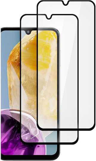 Hofi Glass Pro+ Full Face Tempered Glass 2τμχ Μαύρο (Galaxy M15)