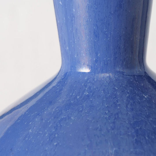 MSA Βάζο Κεραμικό Μπλε Φ16xΥ37cm