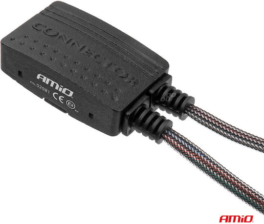 AMiO Autolampen X3 H11 H9 H16 H8 Canbus LED 6500K Kaltes Weiß 16V 90W Menge