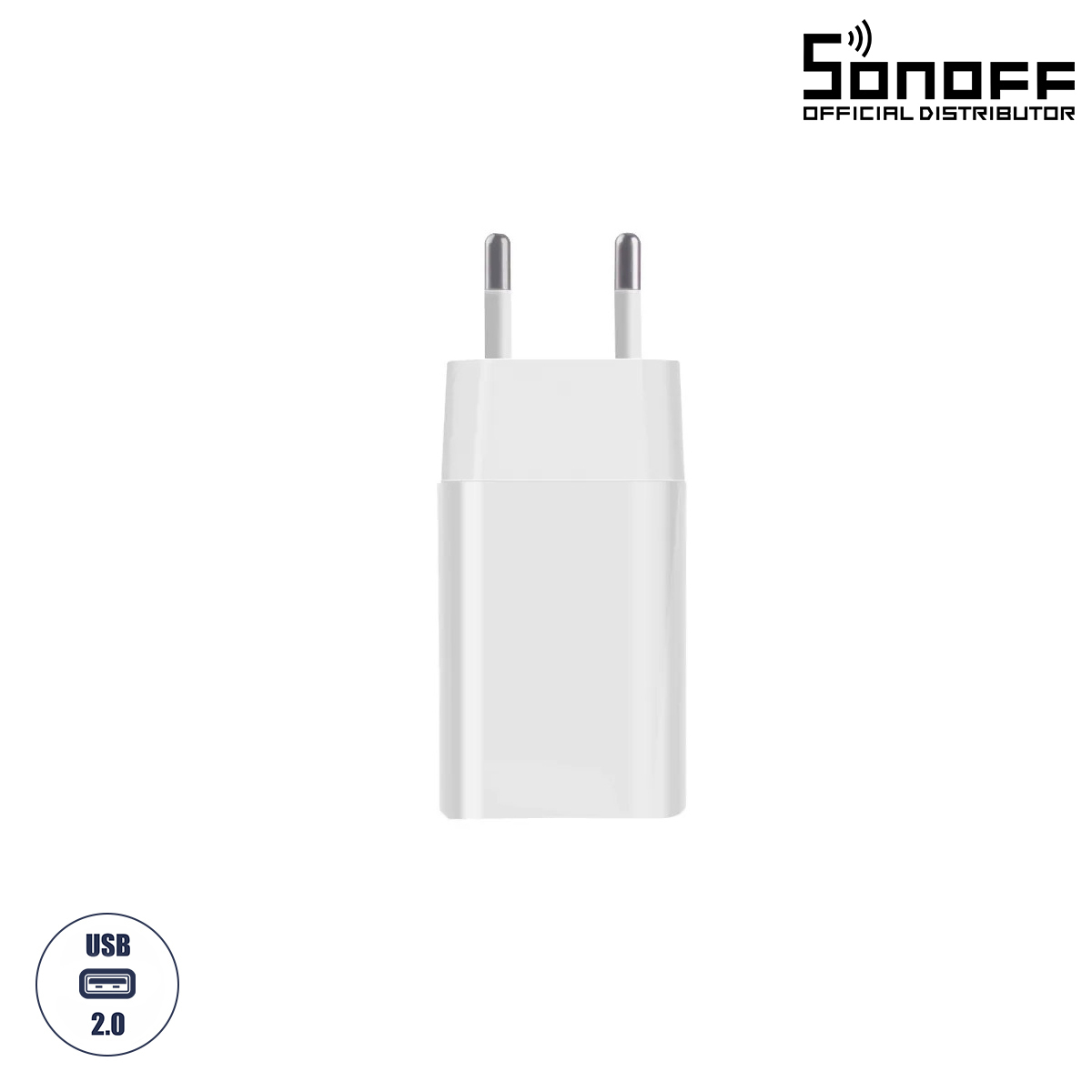 Sonoff Φορτιστής Χωρίς Καλώδιο με Θύρα USB-A 10W Λευκός () (PS10UA050K2000EU)