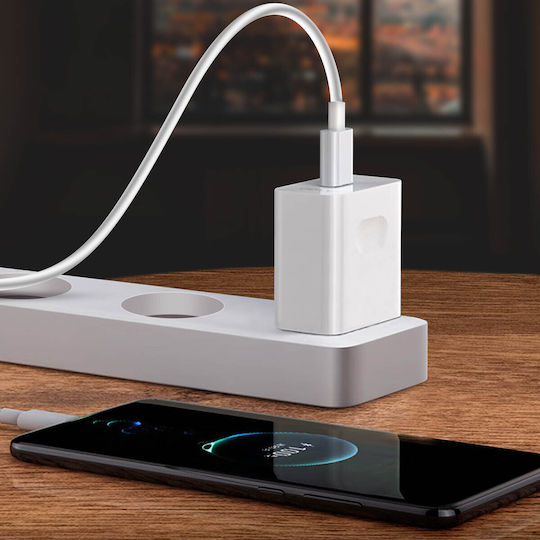 Huawei Handyladegerät Ohne Kabel mit USB-A Ausgangsanschluss 66W SuperCharge Weiß (CP415 Bulk)