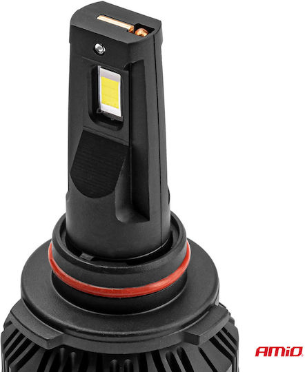 AMiO Lampen Auto X3 HB3 Canbus LED 6500K Kaltes Weiß 16V 90W 2Stück