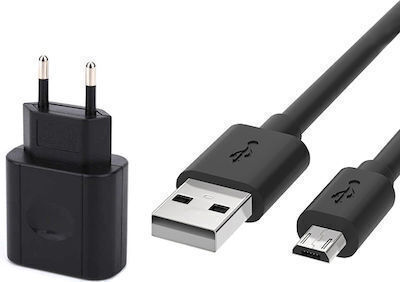 Xipin Φορτιστής και Καλώδιο micro USB Λευκός (EU-11T)