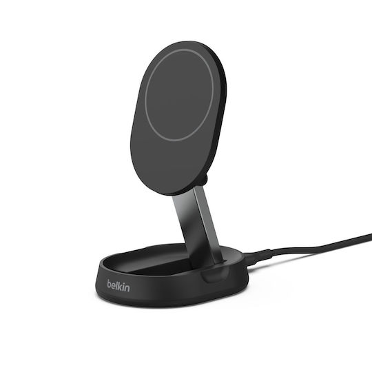 Belkin Ασύρματος Φορτιστής Qi2 15W Μαύρος (BoostCharge)