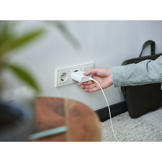 Trust Φορτιστής με Θύρα USB-C και Καλώδιο USB-C - USB-C 100W Power Delivery Λευκός (25140)