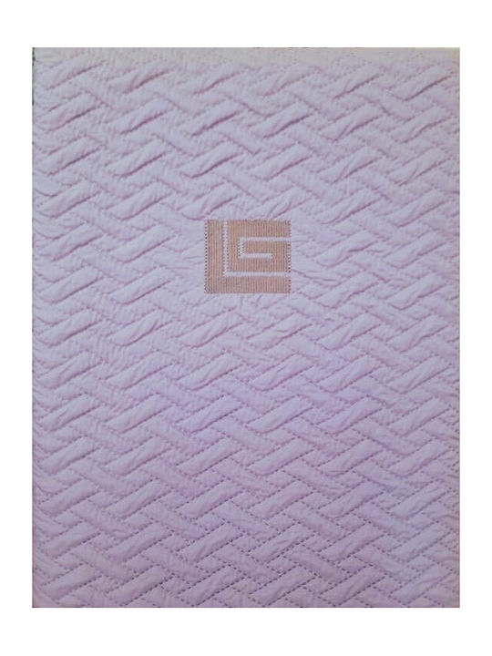 Guy Laroche Vantage Lilac Coverlet Single Microfiber Purple 170x250cm