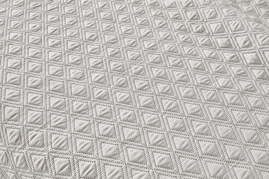 Guy Laroche Tempest Σετ Κουβερλί Ημίδιπλο Microfiber Natural 180x240cm 2τμχ