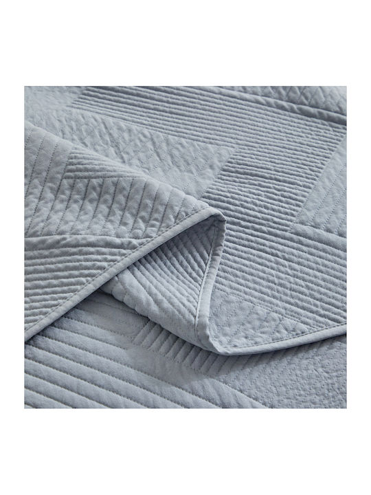 Liolios Home Diverso Coverlet King Size from Polyester Grey 260x240cm
