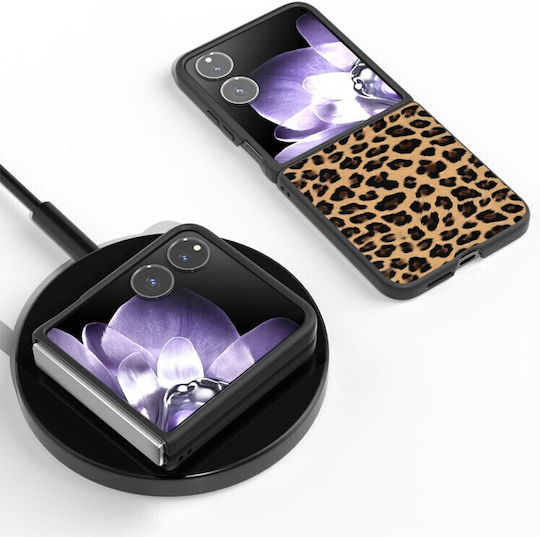 Leopard Pattern Buchen Sie Kunststoff Gold (Xiaomi Mix Flip)