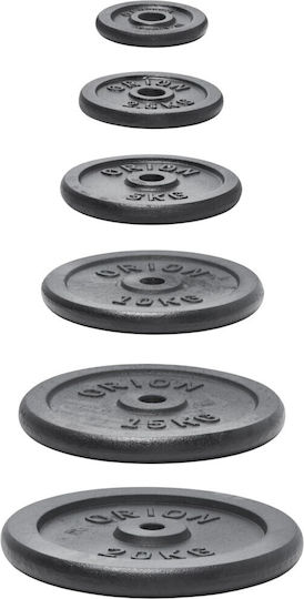 Orion Orion Δίσκος Λαστιχένιος 1 x 15kg Φ30mm