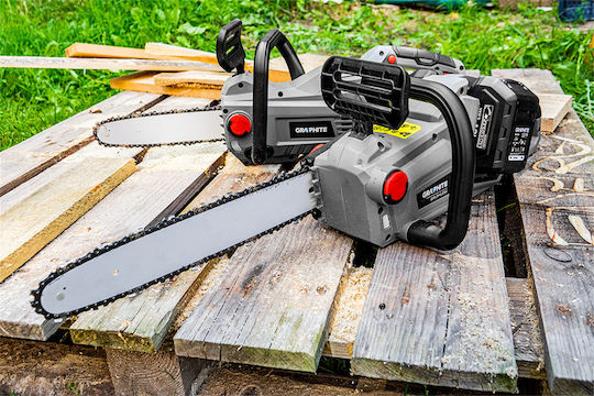 Graphite Αλυσοπρίονο Μπαταρίας Solo 18V 3.2kg με Λάμα 25cm