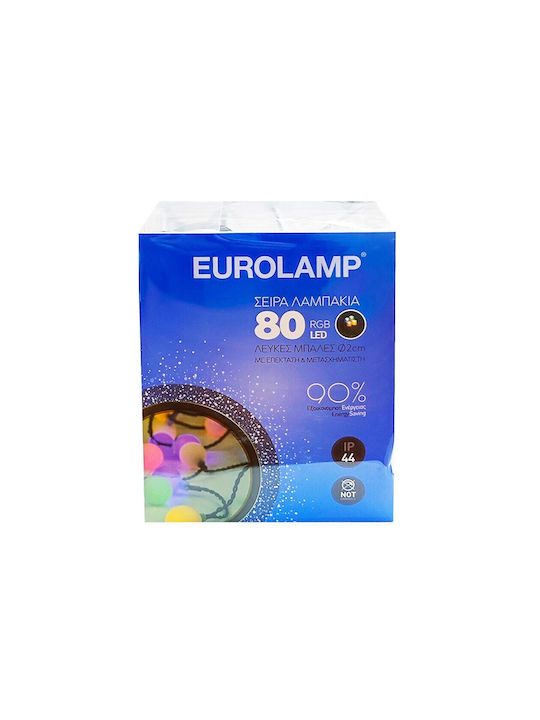 80 Lights LED 3m. Multicolor in String 1pcs