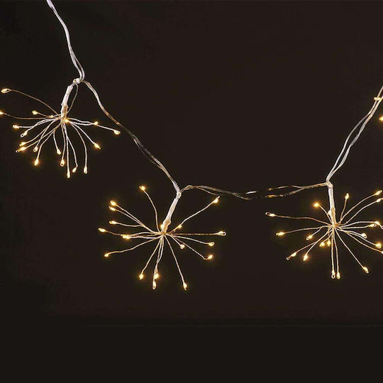 300 LED-Lichter 5,2 m Warmweiß