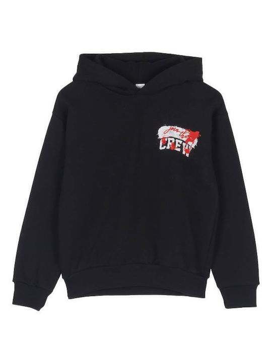 Kinder-Sweatshirt mit Kapuze und Taschen Black Property