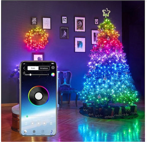 100 Lights LED 10m. Multicolor USB in String 1pcs