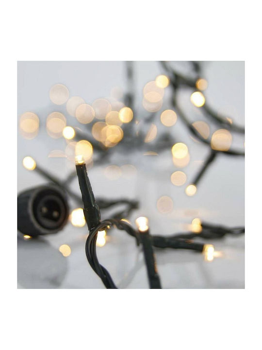 180 Lights LED 12m. Warm White in String 1pcs