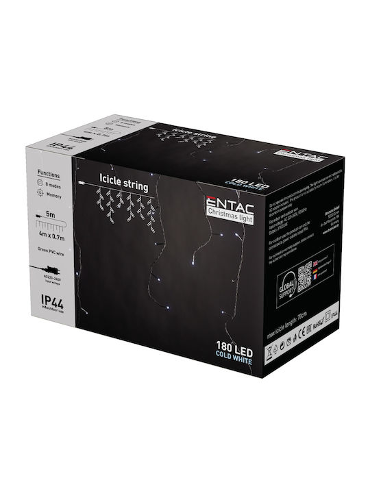 144 Lichterketten LED 5m. x 100cm Mehrfarbige Typ Vorhang 1Stück