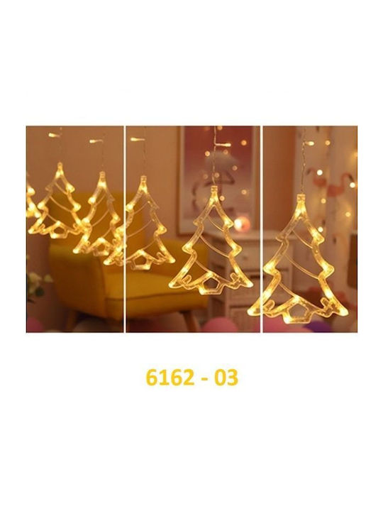 100 Lights LED 3m. Warm White type Curtain 1pcs