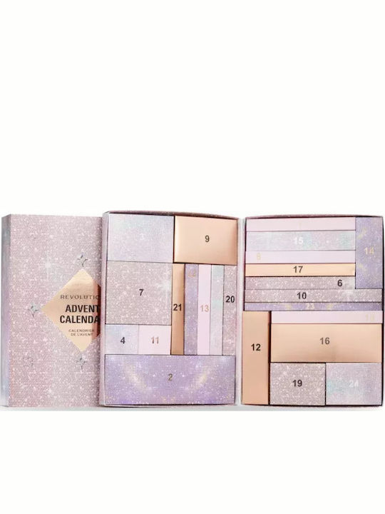Revolution Beauty Paletă de machiaj Calendar Advent pentru Față, Ochi și Buze