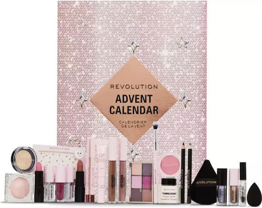 Revolution Beauty Makeup Palette Advent Calendar for Face, Eyes & Lips