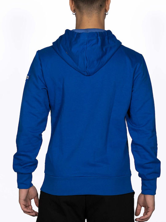Φούτερ με Κουκούλα Blue