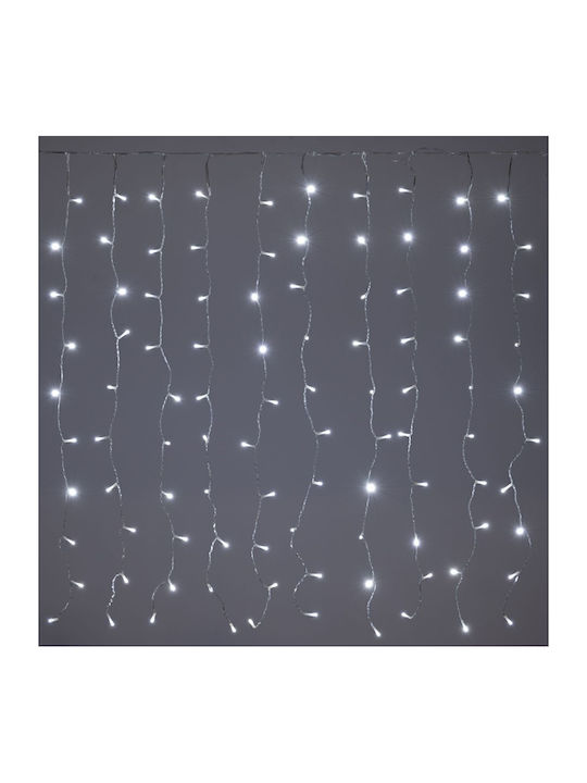200 Lichterketten LED 2m. x 100cm Kaltes Weiß Typ Vorhang 1Stück