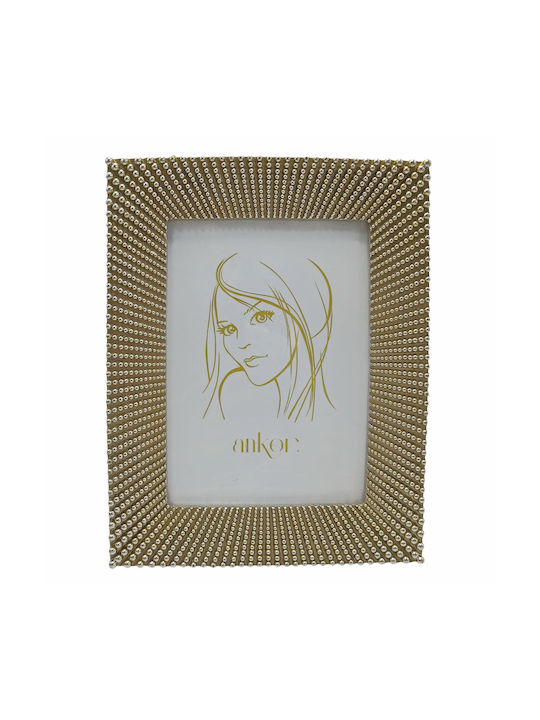 Ankor Frame Plastic 13cmx18cm with Gold Frame