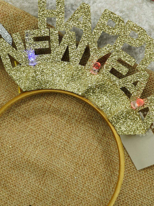 Accesorii de Crăciun Benzi pentru cap Auriu