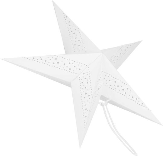Paper Illuminated Christmas Decorative Pendant Star 3x3cm
