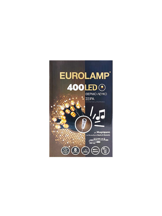 400 Lichterketten LED 23.05m. Warmes Weiß in Zeichenfolge 1Stück