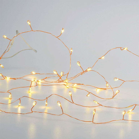 300 Λαμπάκια LED 6μ. Θερμό Λευκό σε Σειρά 300 Λαμπάκια LED 6μ. Θερμό Λευκό σε Σειρά