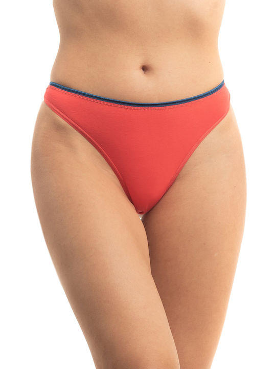Women's String 3Pack black-coral-purple