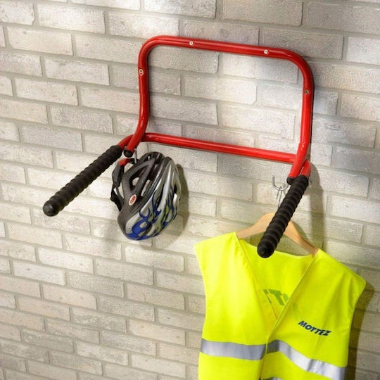 Wall Mount Parking 2 Bicycles Maximum 40kg 50cm Red