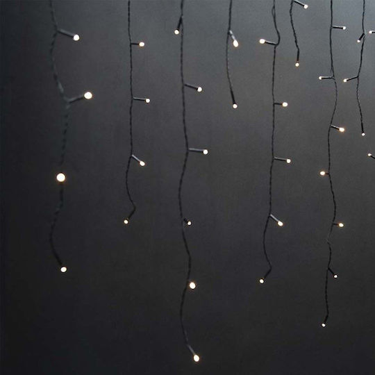 180 Lights LED 10.9m. x 70cm Warm White type Curtain 1pcs