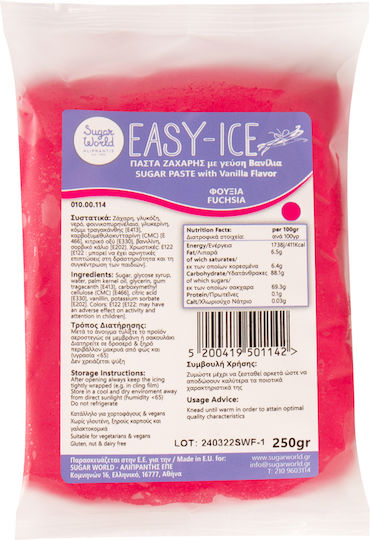Sugarworld Gluten Free Fondant Icing 250gr Gray