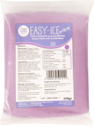 Sugarworld Gluten Free Fondant Icing 250gr Gray